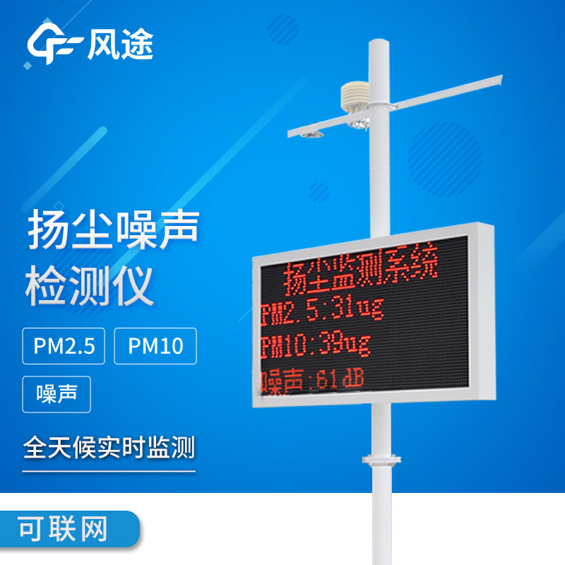 混凝土廠(chǎng)區揚塵污染及在線(xiàn)監測系統應用